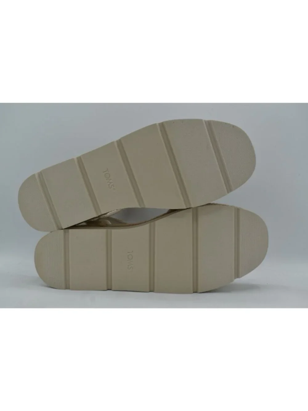TOMS Womens Size 8.5 Ronan Natural‎ Yarn Dyed Espadrille Sandals Shoes